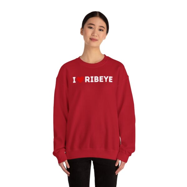I Love Ribeye Crewneck Sweatshirt - Image 25