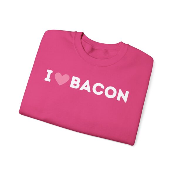 I Love Bacon Crewneck Sweatshirt - Image 14