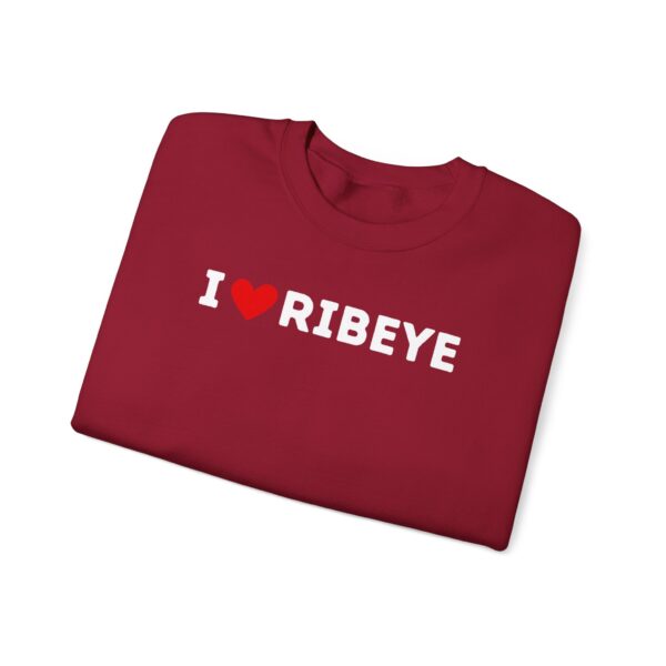 I Love Ribeye Crewneck Sweatshirt - Image 15