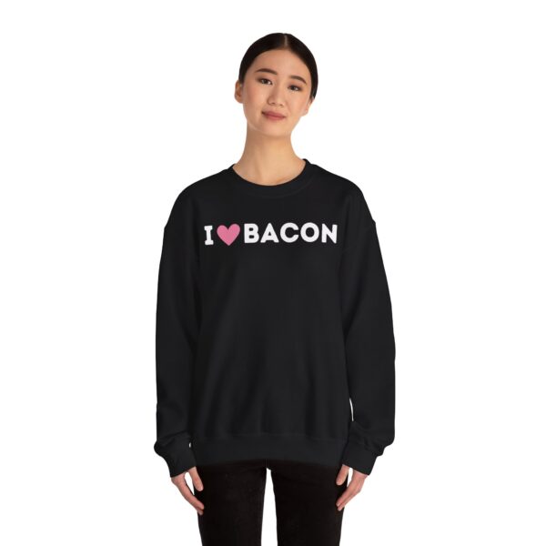 I Love Bacon Crewneck Sweatshirt - Image 12