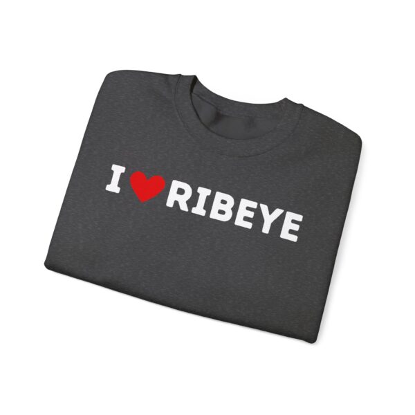 I Love Ribeye Crewneck Sweatshirt - Image 6