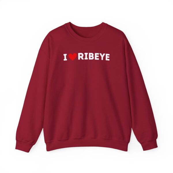 I Love Ribeye Crewneck Sweatshirt - Image 14