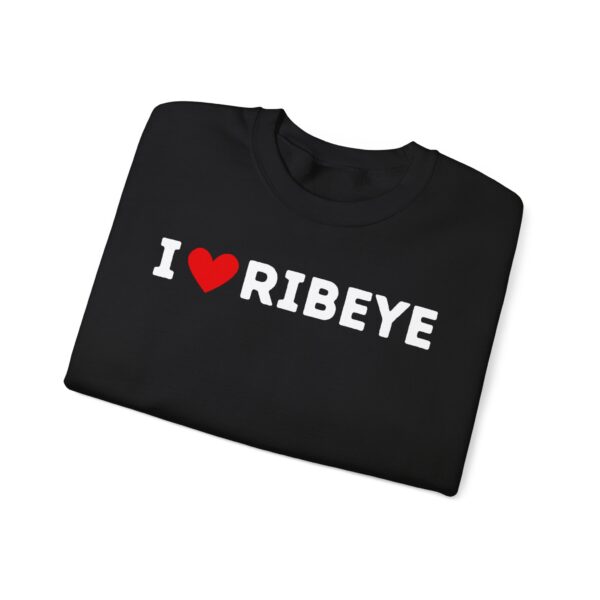 I Love Ribeye Crewneck Sweatshirt - Image 5