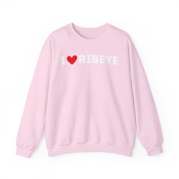 I Love Ribeye Crewneck Sweatshirt - Image 17