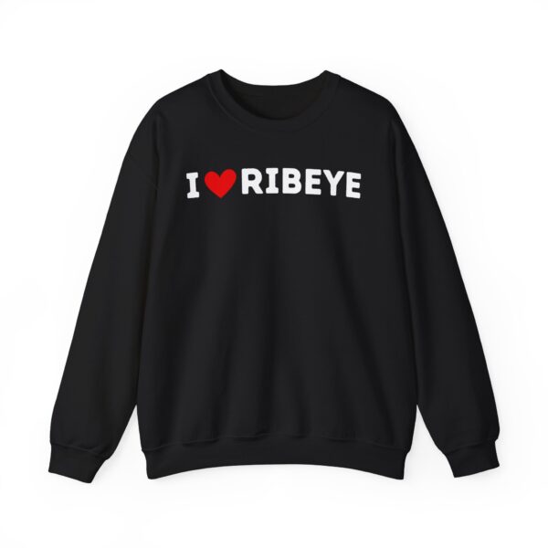 I Love Ribeye Crewneck Sweatshirt - Image 4