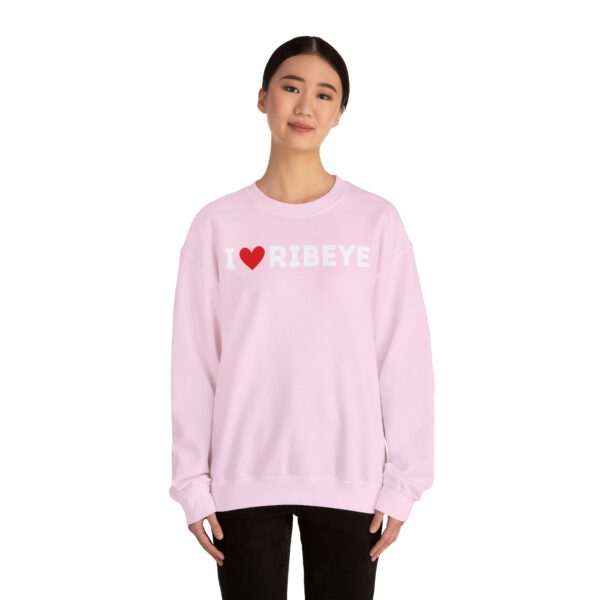 I Love Ribeye Crewneck Sweatshirt - Image 19