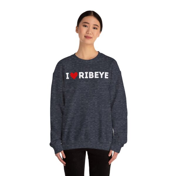 I Love Ribeye Crewneck Sweatshirt - Image 28