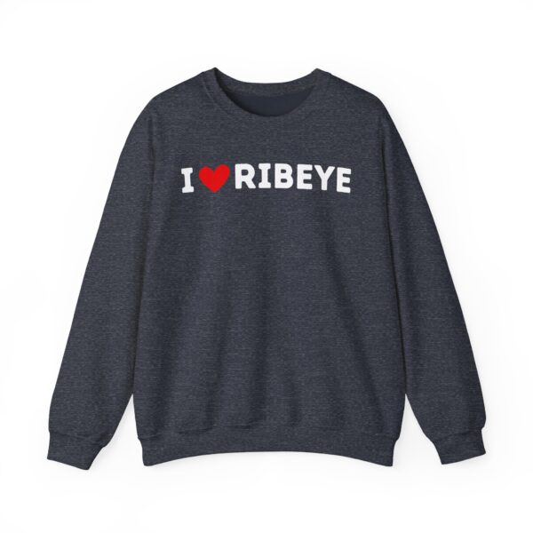 I Love Ribeye Crewneck Sweatshirt - Image 26