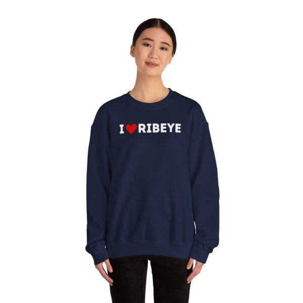 I Love Ribeye Crewneck Sweatshirt - Image 22