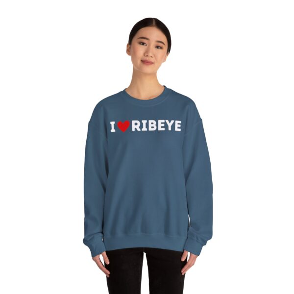 I Love Ribeye Crewneck Sweatshirt - Image 13