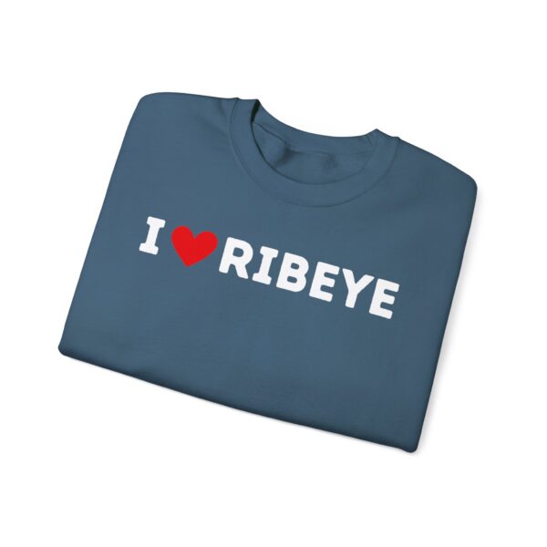 I Love Ribeye Crewneck Sweatshirt - Image 12