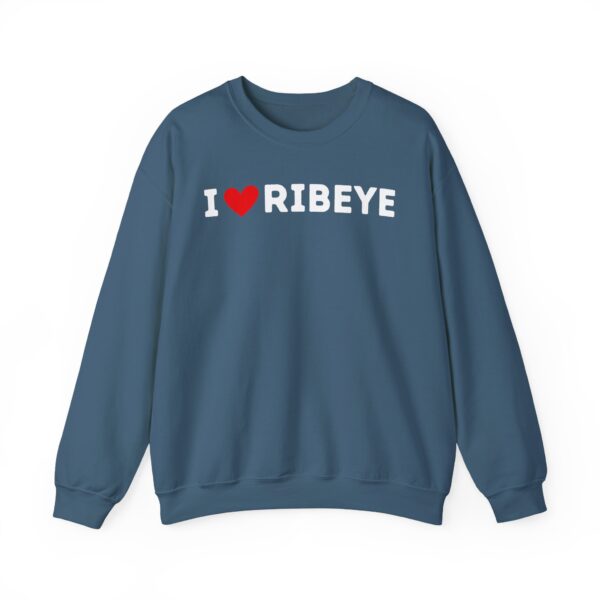 I Love Ribeye Crewneck Sweatshirt - Image 11