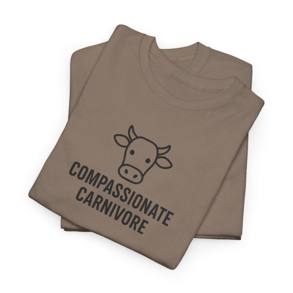 Compassionate Carnivore T-Shirt - Black Logo - Image 12