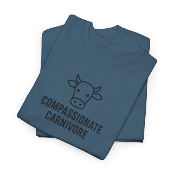 Compassionate Carnivore T-Shirt - Black Logo - Image 18