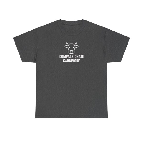 Compassionate Carnivore T-Shirt - White Logo - Image 4