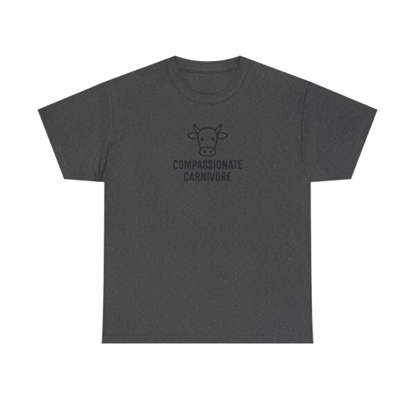 Compassionate Carnivore T-Shirt - Black Logo - Image 13