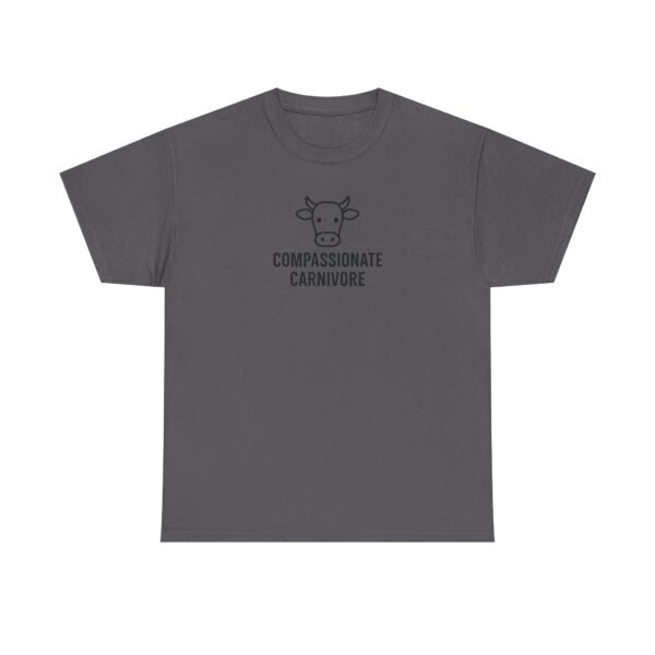 Compassionate Carnivore T-Shirt - Black Logo - Image 19