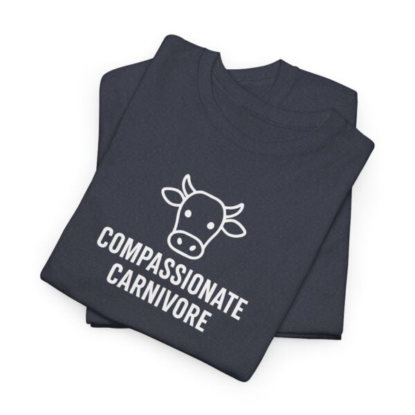 Compassionate Carnivore T-Shirt - White Logo - Image 11