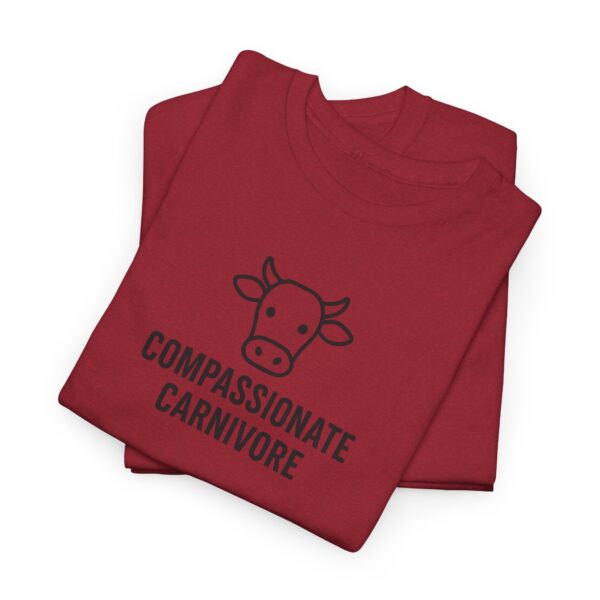Compassionate Carnivore T-Shirt - Black Logo - Image 27