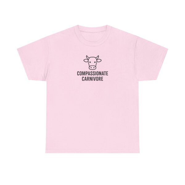 Compassionate Carnivore T-Shirt - Black Logo - Image 24