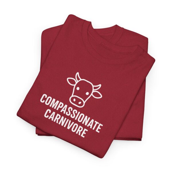 Compassionate Carnivore T-Shirt - White Logo - Image 13