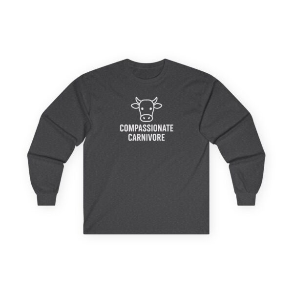 Compassionate Carnivore Long Sleeve Tee - White Logo