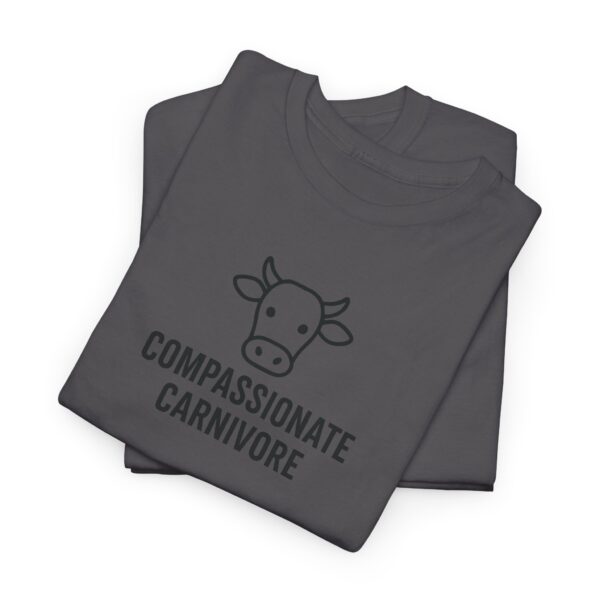 Compassionate Carnivore T-Shirt - Black Logo - Image 21