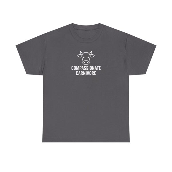 Compassionate Carnivore T-Shirt - White Logo - Image 7