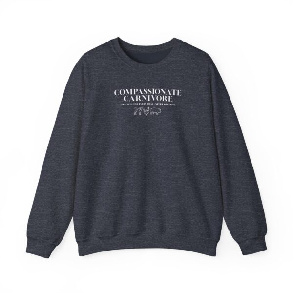 Compassionate Carnivore Crewneck – Grateful For Every Meal, Never Wasteful - Image 9