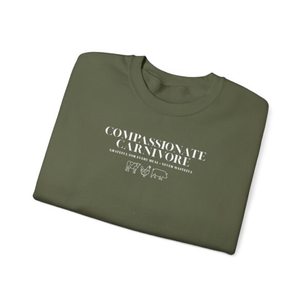Compassionate Carnivore Crewneck – Grateful For Every Meal, Never Wasteful - Image 6