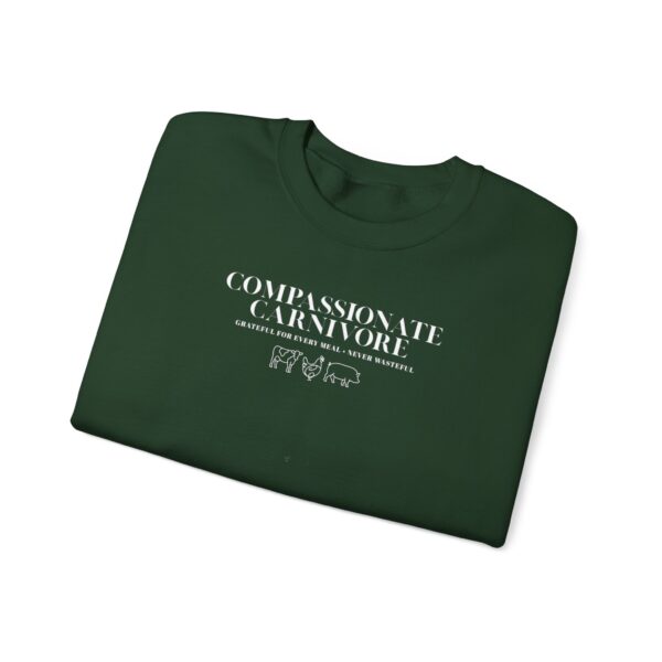 Compassionate Carnivore Crewneck – Grateful For Every Meal, Never Wasteful - Image 8