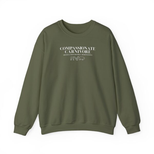Compassionate Carnivore Crewneck – Grateful For Every Meal, Never Wasteful - Image 5