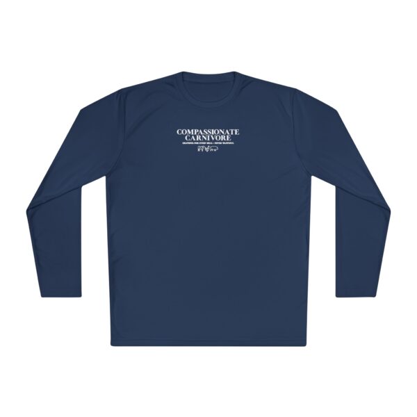 Compassionate Carnivore Unisex Lightweight Long Sleeve Tee – 100% Polyester - Image 7