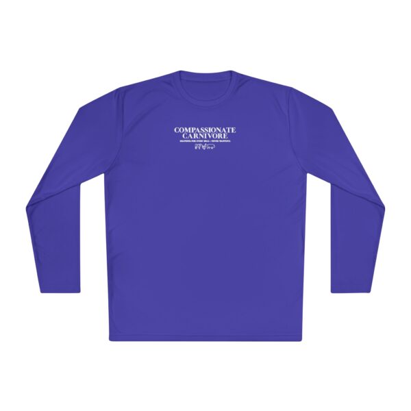 Compassionate Carnivore Unisex Lightweight Long Sleeve Tee – 100% Polyester - Image 8