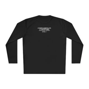 Compassionate Carnivore Unisex Lightweight Long Sleeve Tee – 100% Polyester