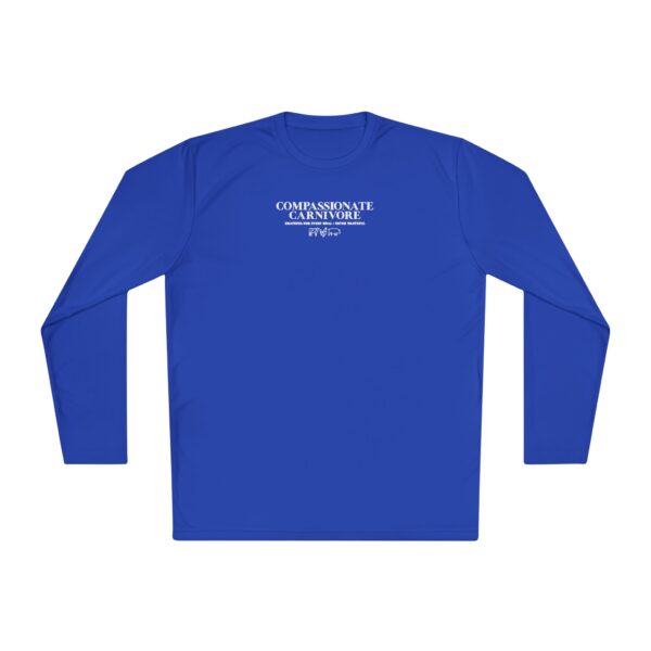 Compassionate Carnivore Unisex Lightweight Long Sleeve Tee – 100% Polyester - Image 6