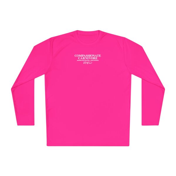 Compassionate Carnivore Unisex Lightweight Long Sleeve Tee – 100% Polyester - Image 9