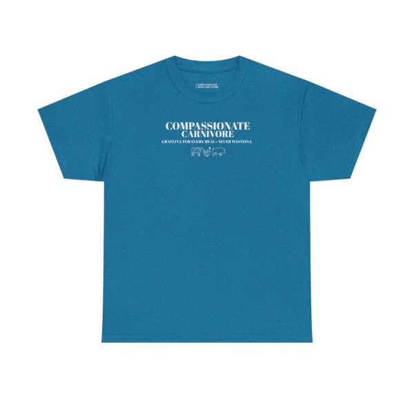 Compassionate Carnivore 100% Cotton Tee – Grateful for Every Meal, Never Wasteful - Image 14