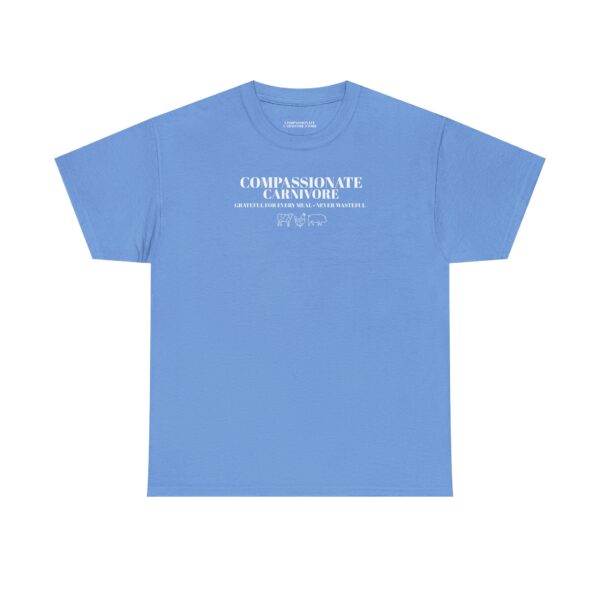 Compassionate Carnivore 100% Cotton Tee – Grateful for Every Meal, Never Wasteful - Image 13