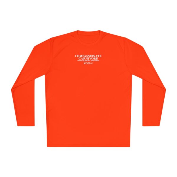 Compassionate Carnivore Unisex Lightweight Long Sleeve Tee – 100% Polyester - Image 2