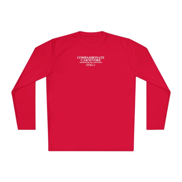 Compassionate Carnivore Unisex Lightweight Long Sleeve Tee – 100% Polyester - Image 10