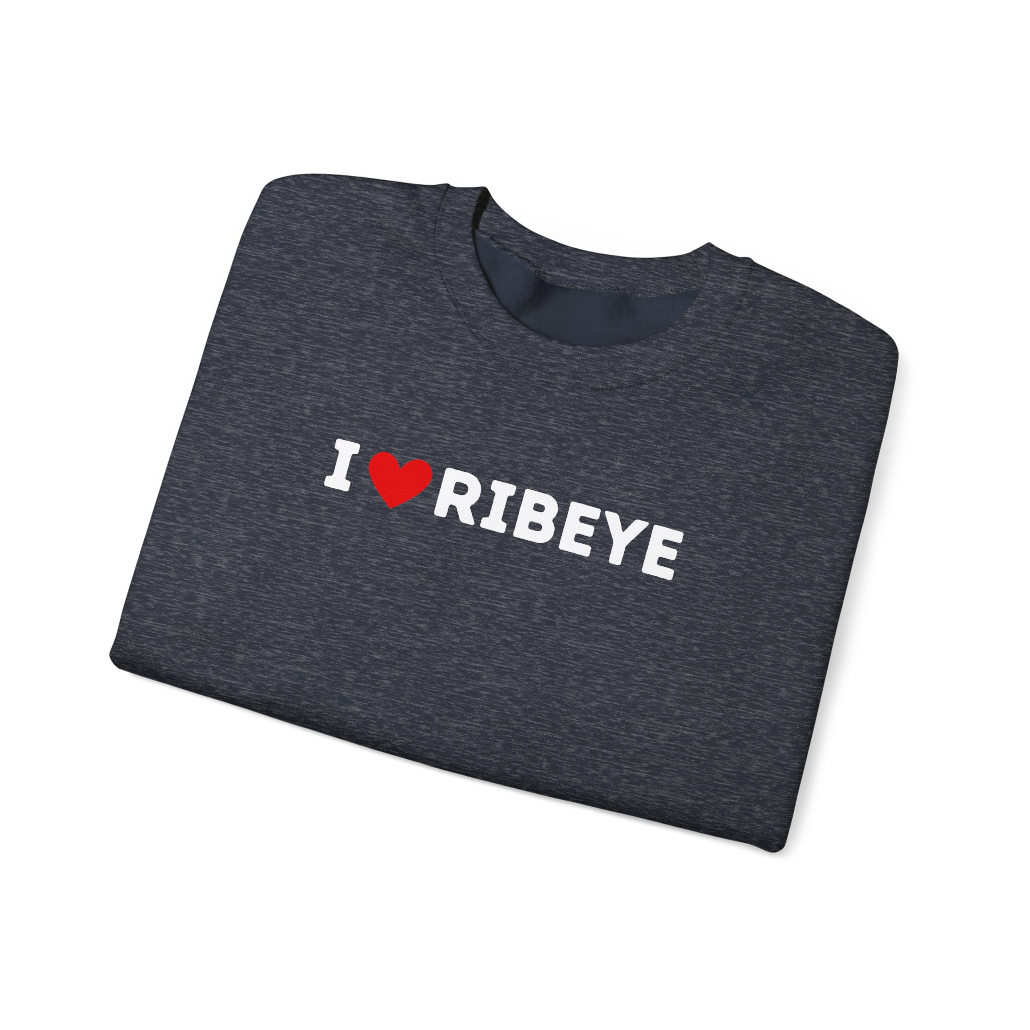 I Love Ribeye Crewneck Sweatshirt - Image 16