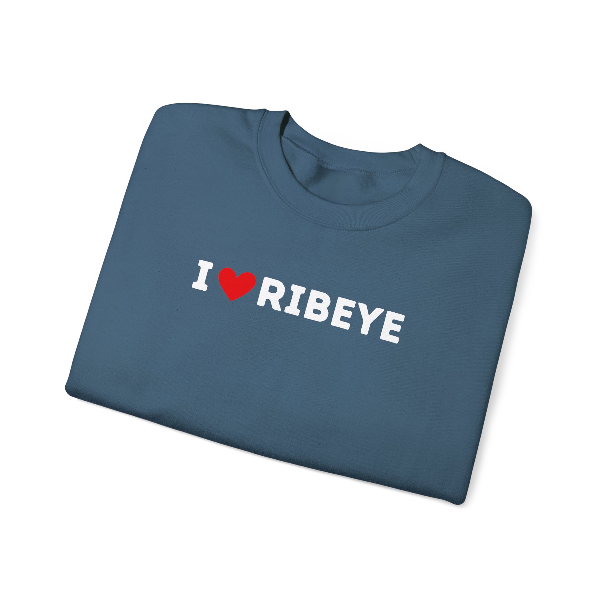 I Love Ribeye Crewneck Sweatshirt - Image 6