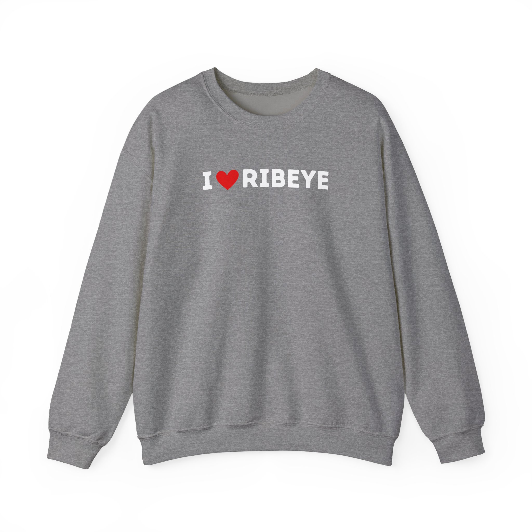 I Love Ribeye Crewneck Sweatshirt - Image 17