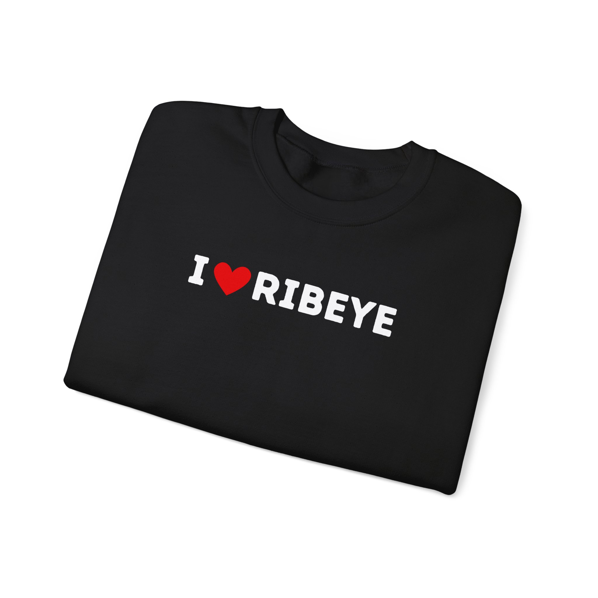 I Love Ribeye Crewneck Sweatshirt - Image 8