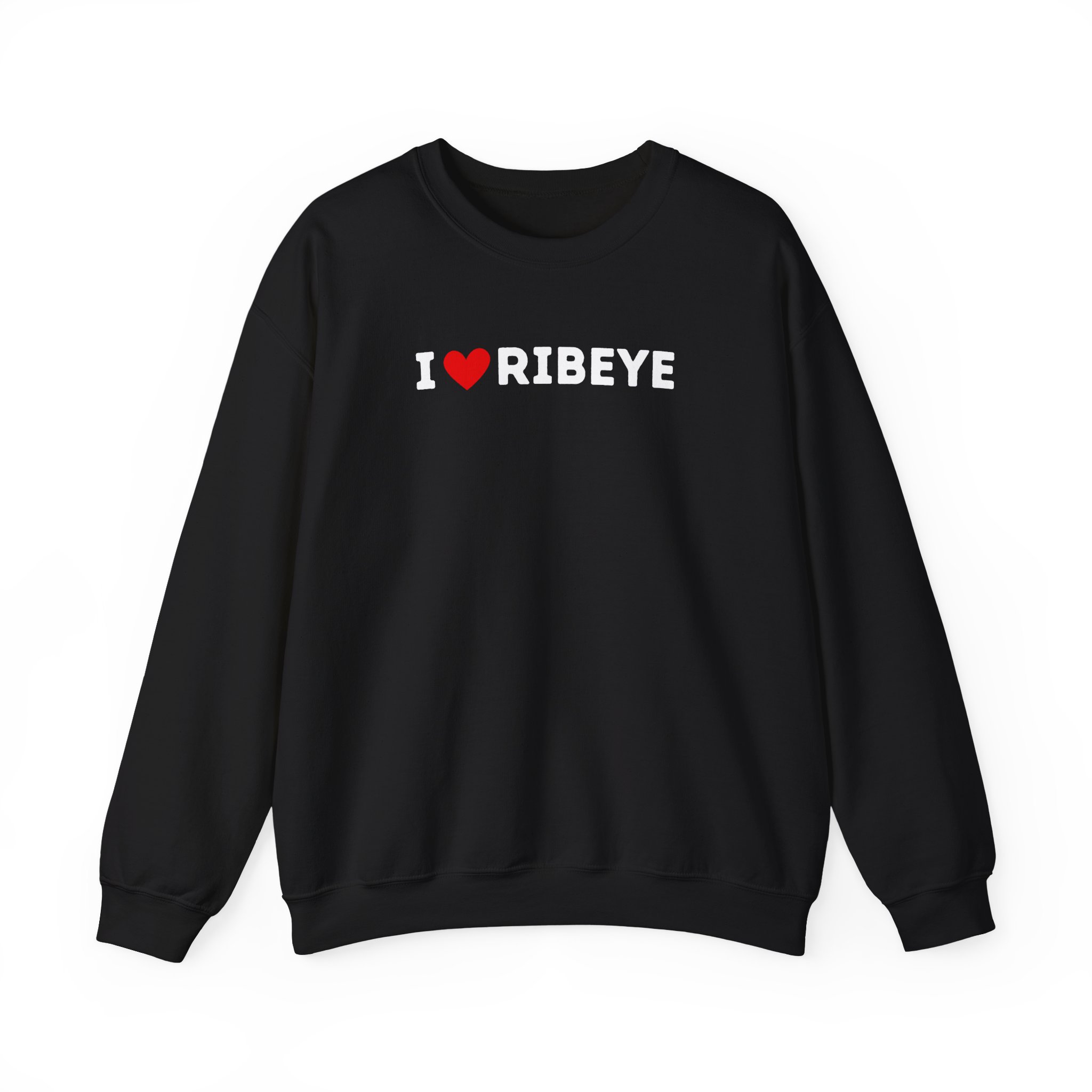 I Love Ribeye Crewneck Sweatshirt - Image 7