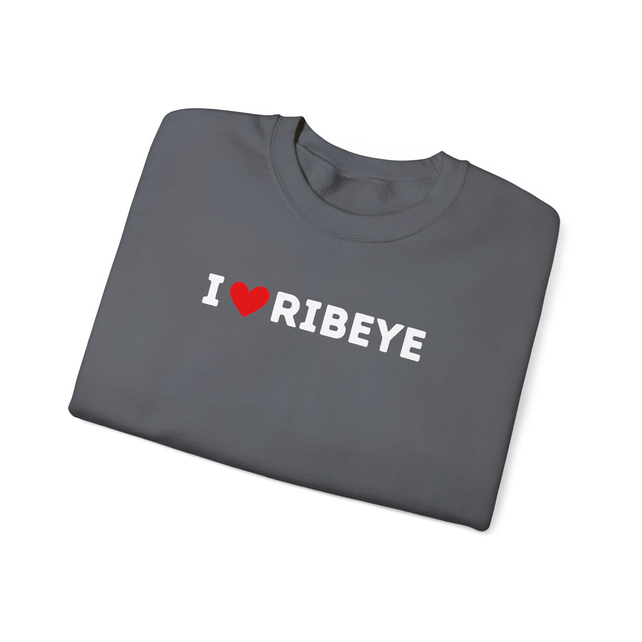I Love Ribeye Crewneck Sweatshirt - Image 22
