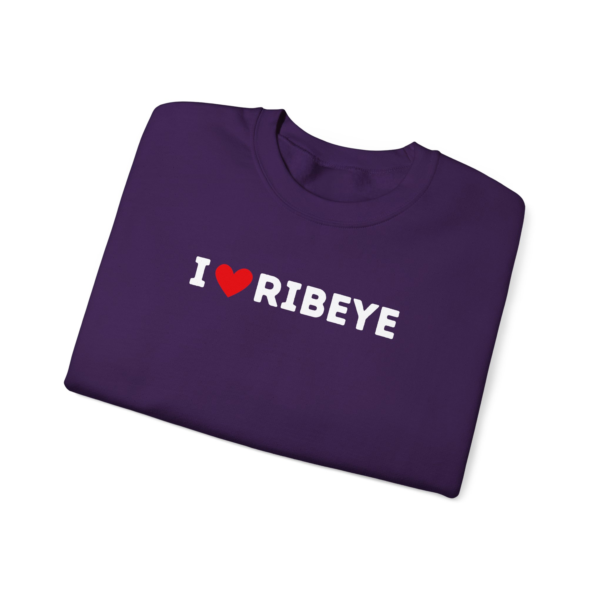 I Love Ribeye Crewneck Sweatshirt - Image 25