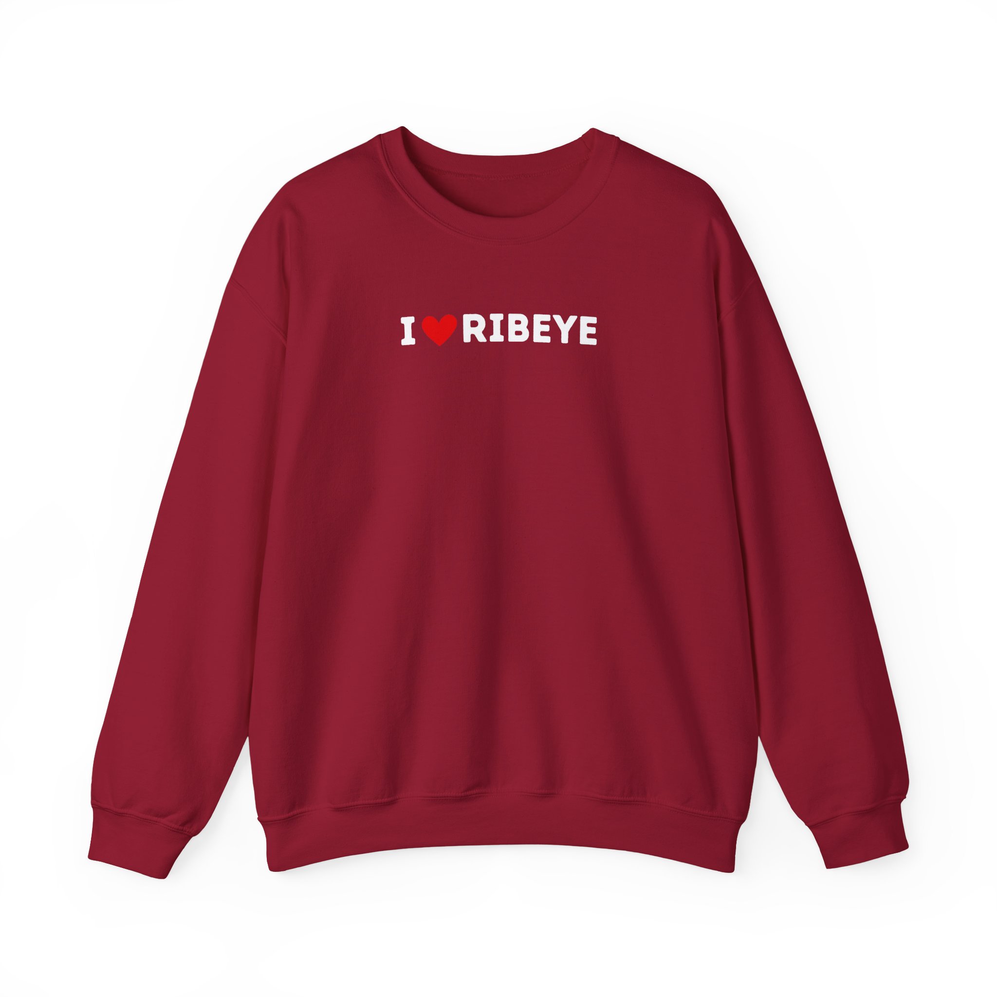 I Love Ribeye Crewneck Sweatshirt - Image 9