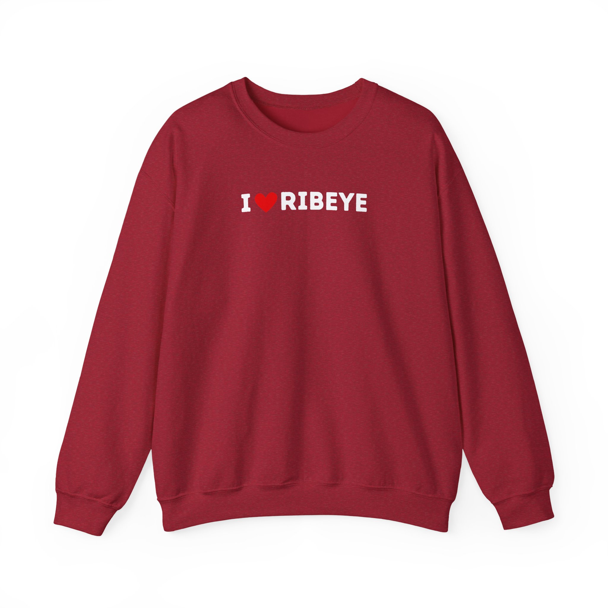 I Love Ribeye Crewneck Sweatshirt - Image 3